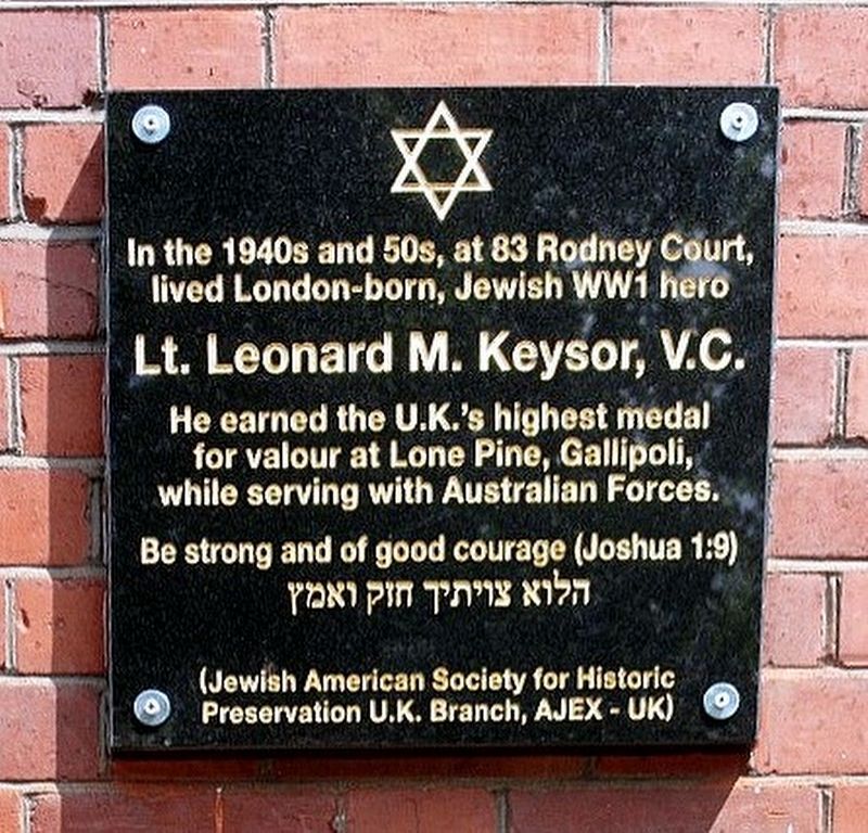 Lt. Leonard M. Keysor Marker image. Click for full size.