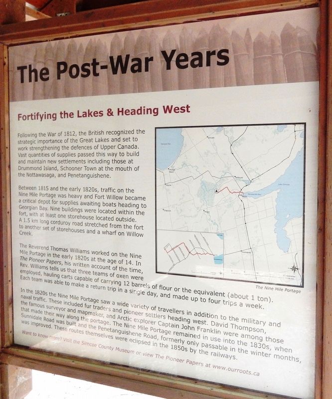 The Post War Years Marker image. Click for full size.