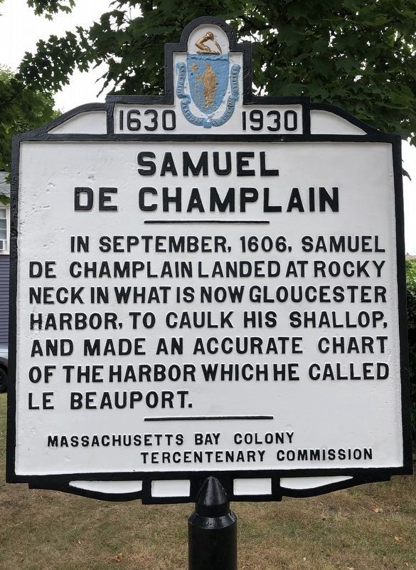 Samuel de Champlain Marker image. Click for full size.