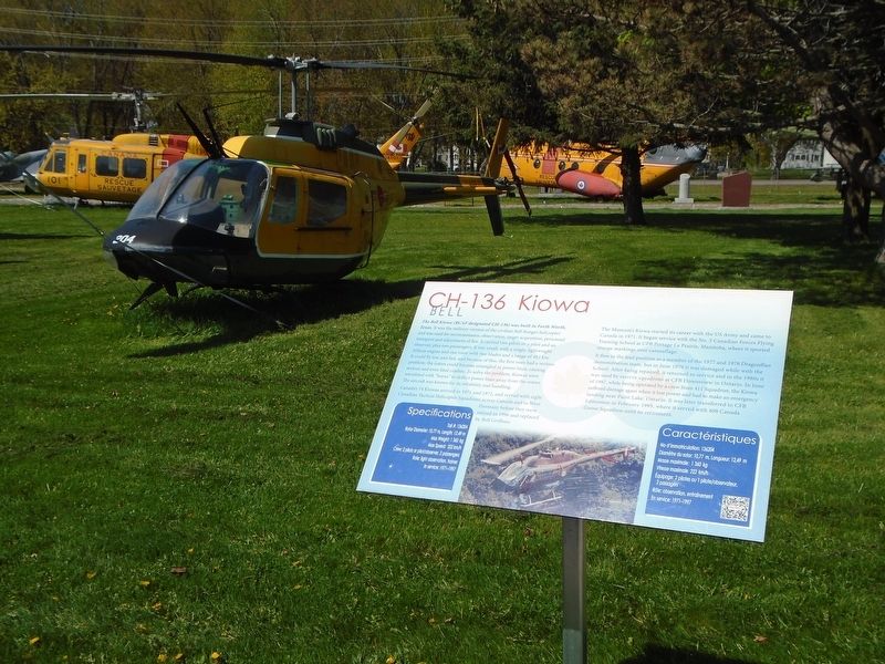 CH-136 Kiowa and Marker. Click for full size. CH-136 Kiowa and Marker image. Click for full size.