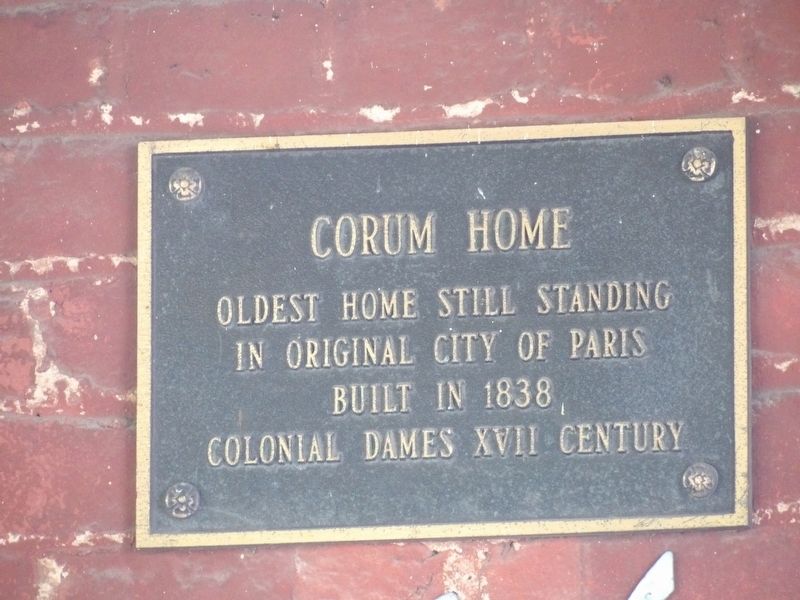 Corum Home Marker. Click for full size. Corum Home Marker image. Click for full size.
