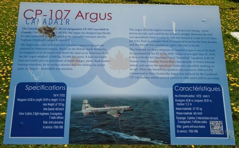 CP-107 Argus Marker. Click for full size. CP-107 Argus Marker image. Click for full size.