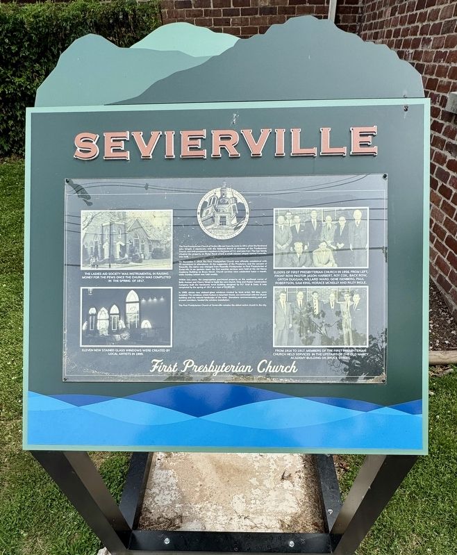 Sevierville Marker. Click for full size. Sevierville Marker image. Click for full size.