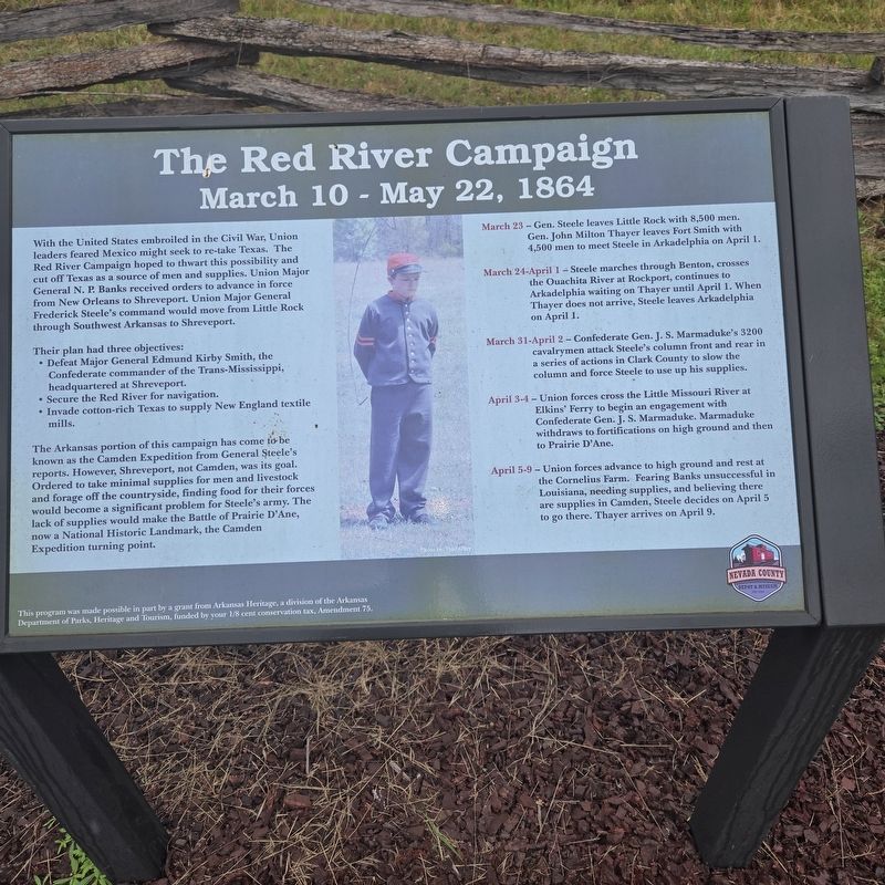 The Red River Campaign Marker. Click for full size. The Red River Campaign Marker image. Click for full size.