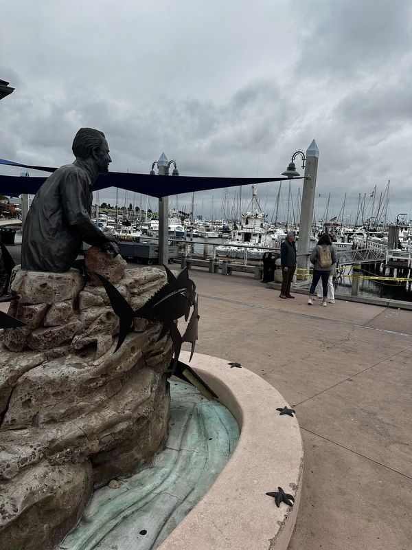 Sportfishing Legacy Monument Looking Towards the Docks. Click for full size. Sportfishing Legacy Monument Looking Towards the Docks image. Click for full size.