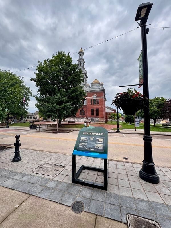Sevierville Marker. Click for full size. Sevierville Marker image. Click for full size.