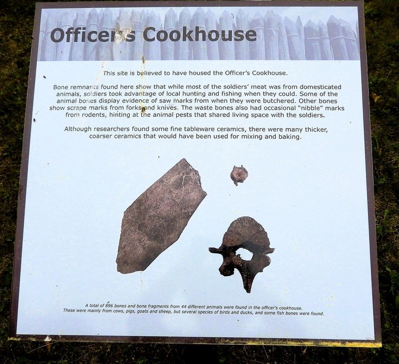 Officer's Cookhouse Marker image. Click for full size.