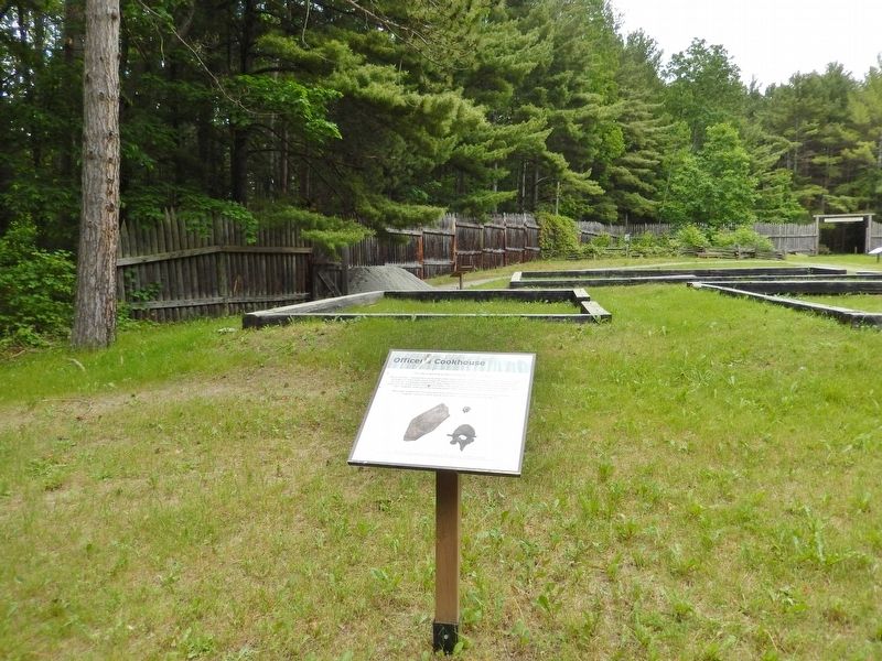 Officer's Cookhouse Marker image. Click for full size.