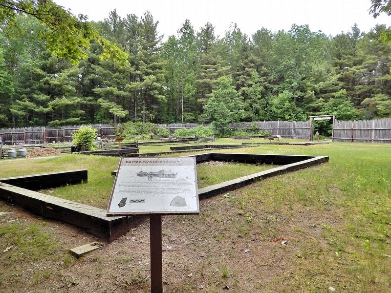 Barracks/Storehouse Marker image. Click for full size.