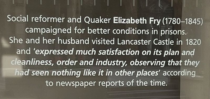 Elizabeth Fry Marker. Click for full size. Elizabeth Fry Marker image. Click for full size.