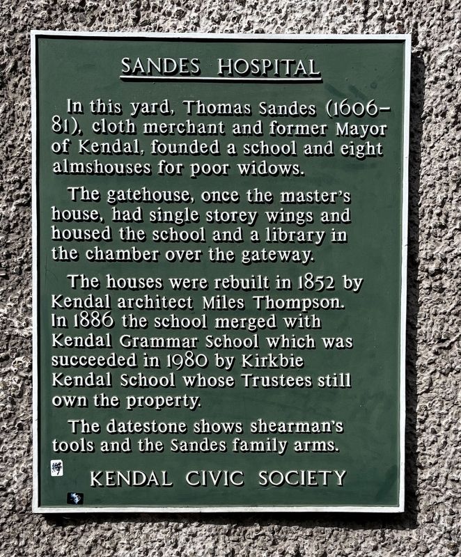 Sandes Hospital Marker. Click for full size. Sandes Hospital Marker image. Click for full size.