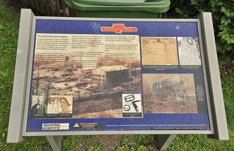 The Panhandle Trail Marker. Click for full size. The Panhandle Trail Marker image. Click for full size.