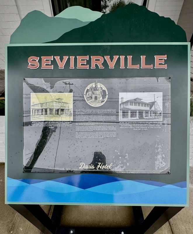 Sevierville Marker. Click for full size. Sevierville Marker image. Click for full size.