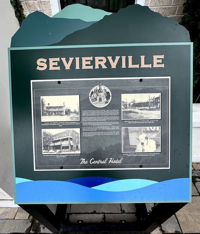 Sevierville Marker. Click for full size. Sevierville Marker image. Click for full size.