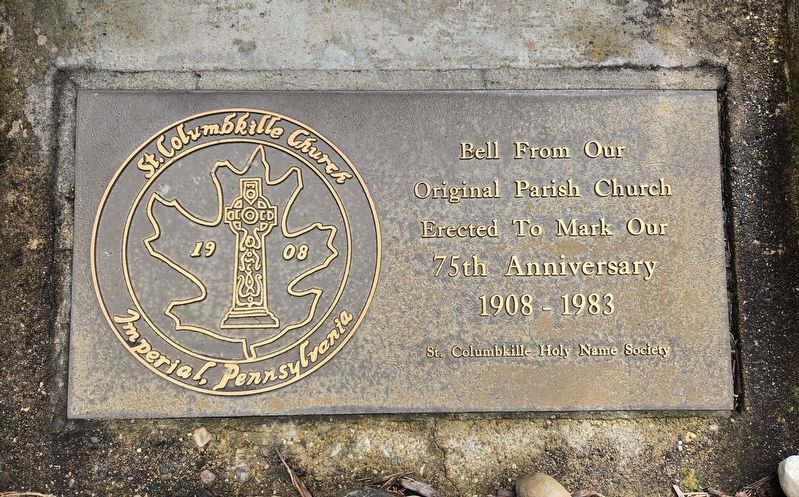 St. Columbkille Church Bell Marker. Click for full size. St. Columbkille Church Bell Marker image. Click for full size.