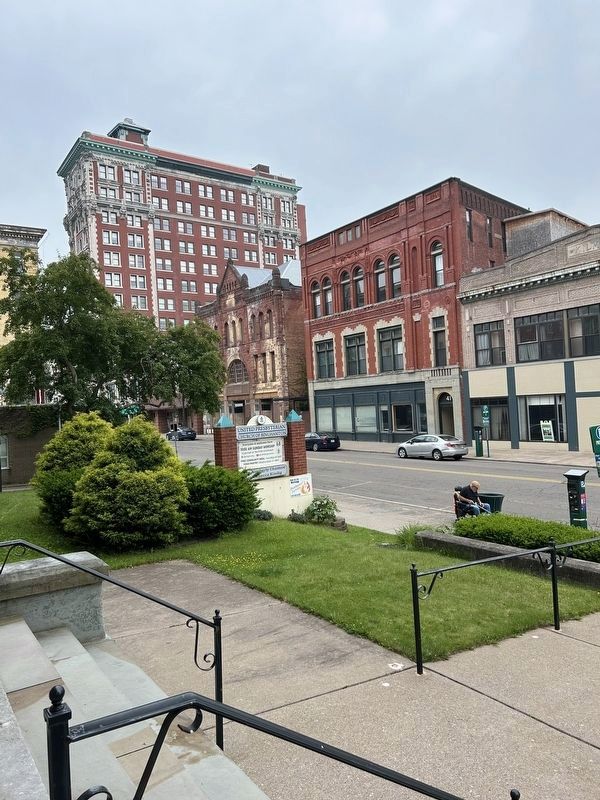 Looking West From First Presbyterian Church Steps image. Click for full size.