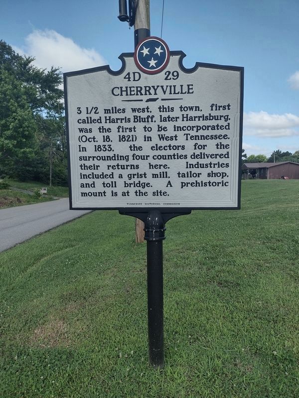 Cherryville Marker. Click for full size. Cherryville Marker image. Click for full size.