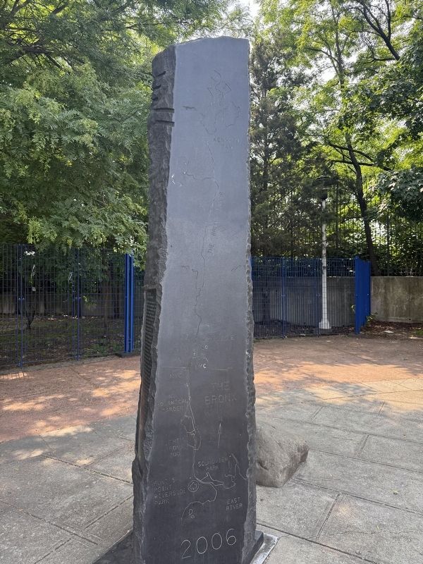 The Bronx River Marker image. Click for full size.