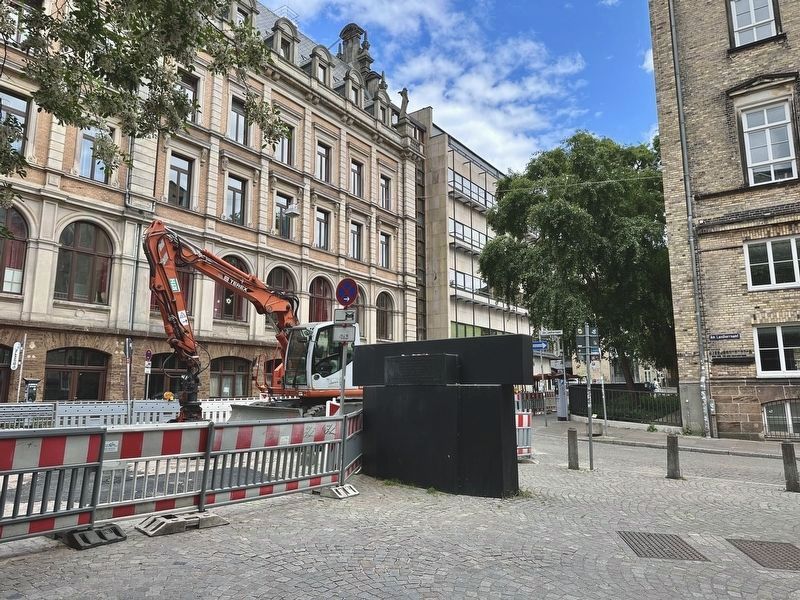 Bremen Kristalnacht Victims Memorial - wide view image. Click for full size.