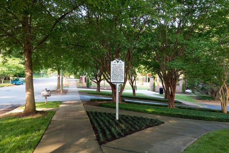 Trinity Church Marker. Click for full size. Trinity Church Marker image. Click for full size.