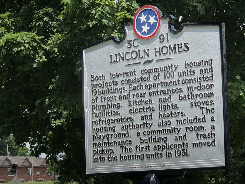 Lincoln Homes Marker, Side Two. Click for full size. Lincoln Homes Marker, Side Two image. Click for full size.