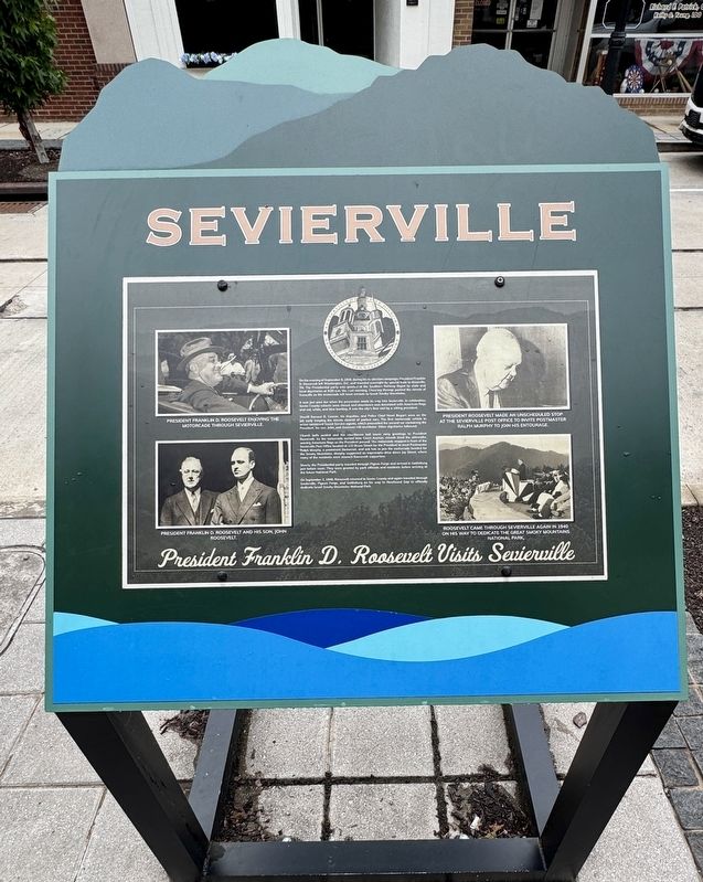 Sevierville Marker. Click for full size. Sevierville Marker image. Click for full size.