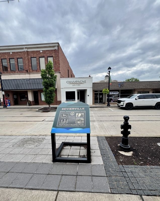 Sevierville Marker. Click for full size. Sevierville Marker image. Click for full size.