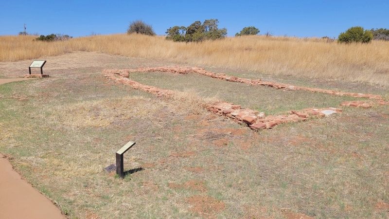 The foundation of the 1830 Church. Click for full size. The foundation of the 1830 Church image. Click for full size.