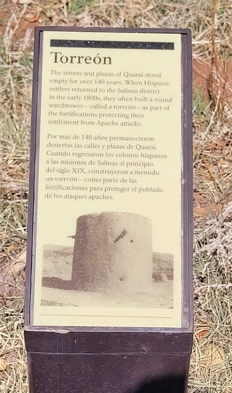 Torreón Marker. Click for full size. Torreón Marker image. Click for full size.
