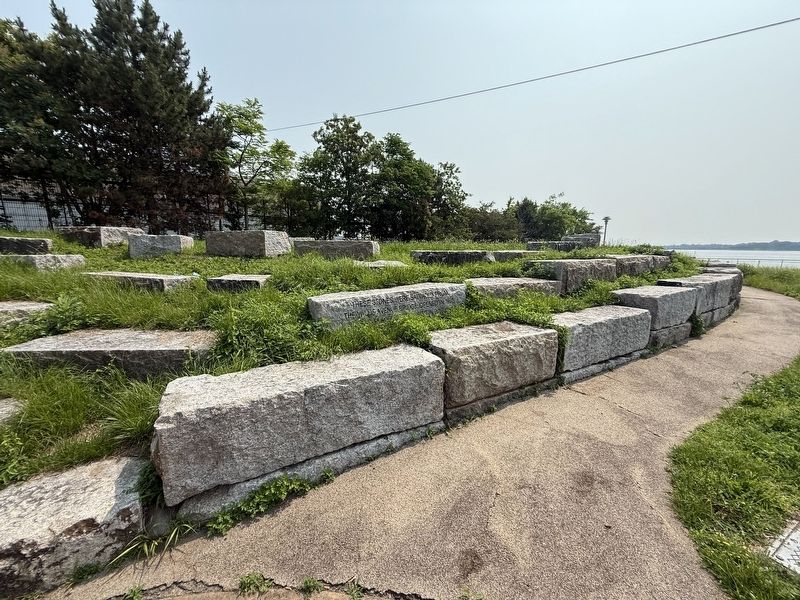 The Willis Avenue Bridge Stones. Click for full size. The Willis Avenue Bridge Stones image. Click for full size.