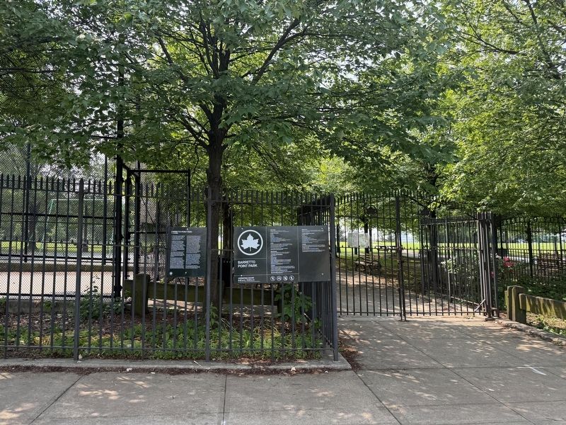 Barretto Point Park Entrance. Click for full size. Barretto Point Park Entrance image. Click for full size.