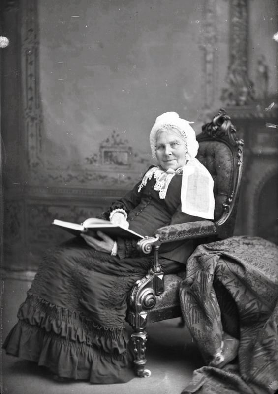 Catharine Parr Traill, 1884. Click for full size. Catharine Parr Traill, 1884 image. Click for full size.