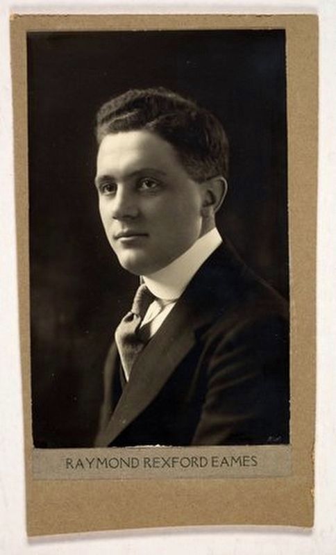 Raymond Rexford Eames (1890-1918) image. Click for full size.