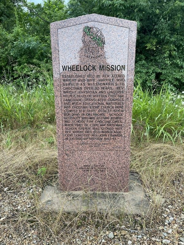 Wheelock Mission Marker. Click for full size. Wheelock Mission Marker image. Click for full size.