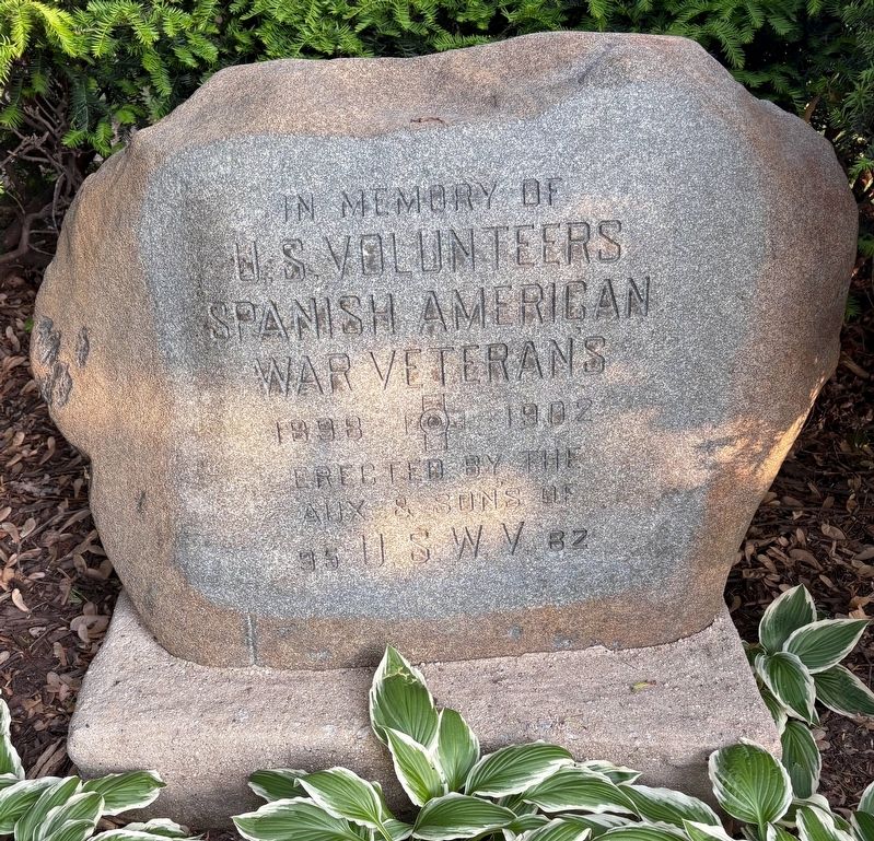 Spanish-American War Memorial Marker image. Click for full size.