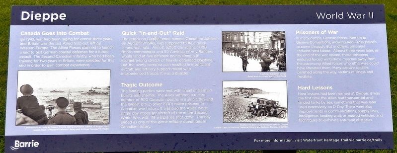 Dieppe Marker image. Click for full size.