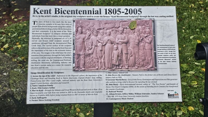 Kent Bicentennial 1805-2005 Marker image. Click for full size.