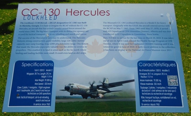 CC-130 Hercules Marker image. Click for full size.
