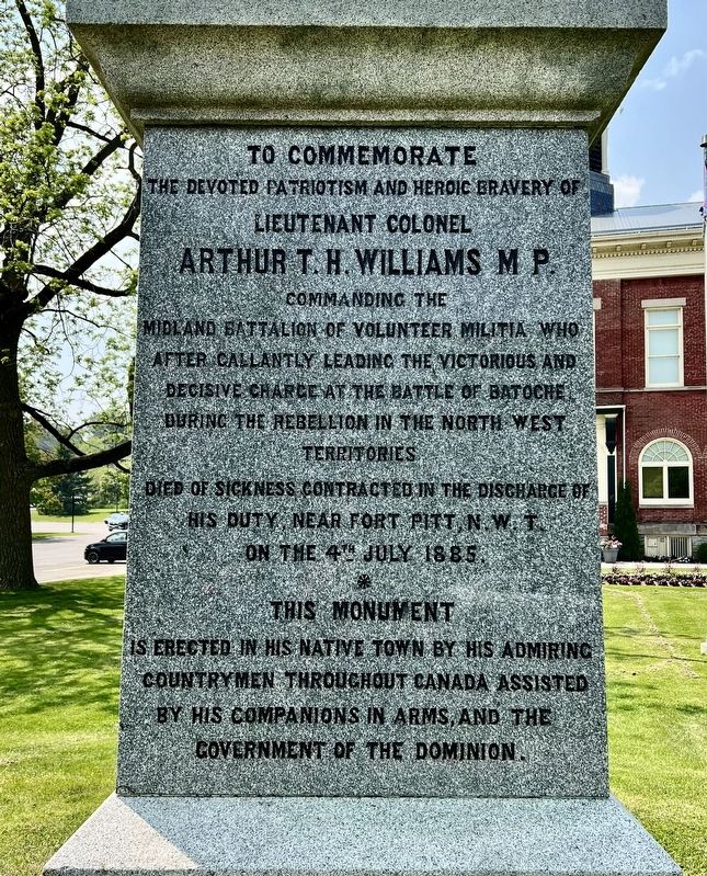 Arthur T.H. Williams MP Marker. Click for full size. Arthur T.H. Williams MP Marker image. Click for full size.
