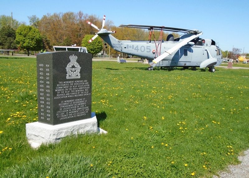 RCAF Association Memorial. Click for full size. RCAF Association Memorial image. Click for full size.