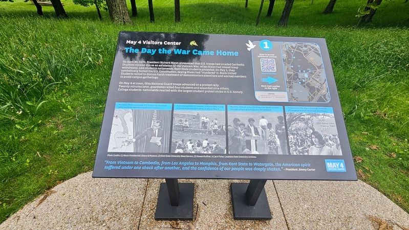 The Day the War Came Home Marker image. Click for full size.