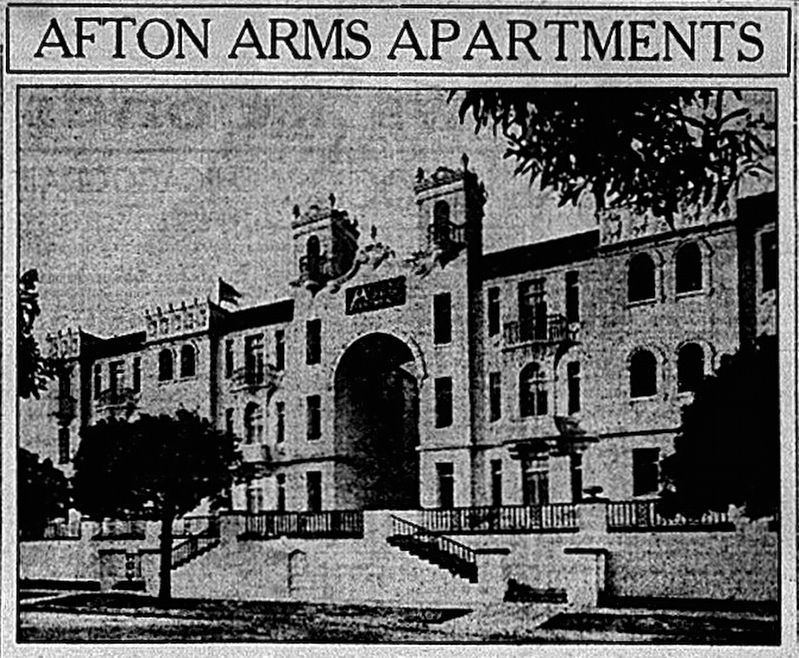 Afton Arms Apartments. Click for full size. Afton Arms Apartments image. Click for full size.