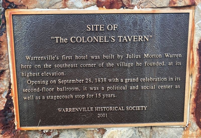 Site of “The Colonel's Tavern” Marker. Click for full size. Site of “The Colonel's Tavern” Marker image. Click for full size.