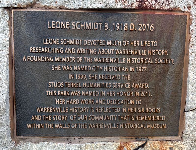 Leone Schmidt Marker. Click for full size. Leone Schmidt Marker image. Click for full size.
