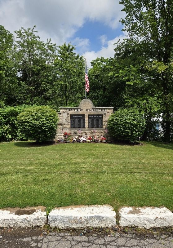 Santiago Honor Roll Marker image. Click for full size.