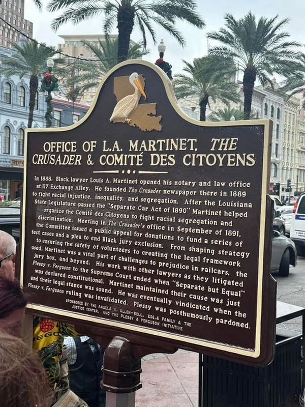 Louis André Martinet Marker - Reverse Side. Click for full size. Louis André Martinet Marker - Reverse Side image. Click for full size.