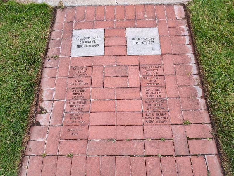 Founder's Park Marker image. Click for full size.