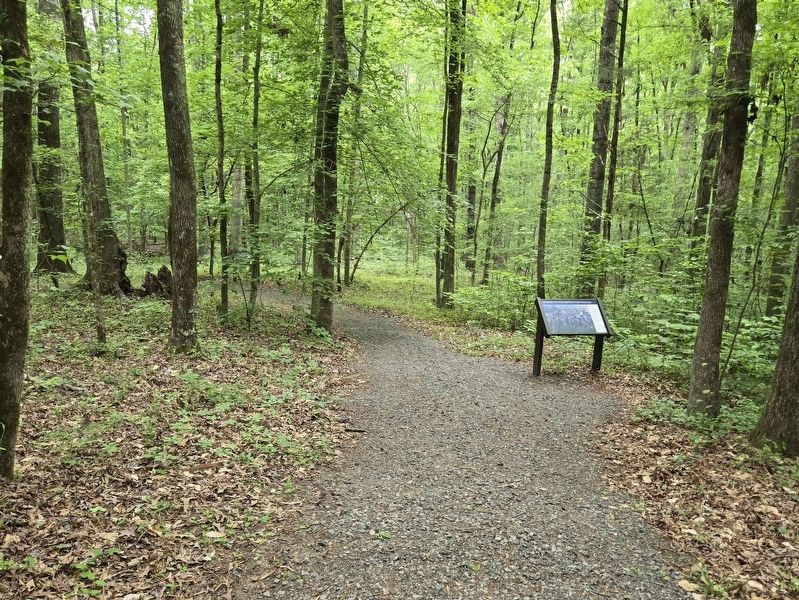 Attack on the British Provincials Marker on the Huck's Defeat Battlefield Trail image. Click for full size.