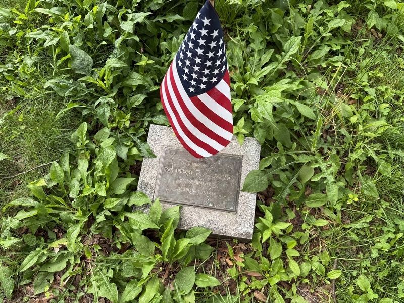 Sgt. Jerome M. Markowitz plaque image. Click for full size.