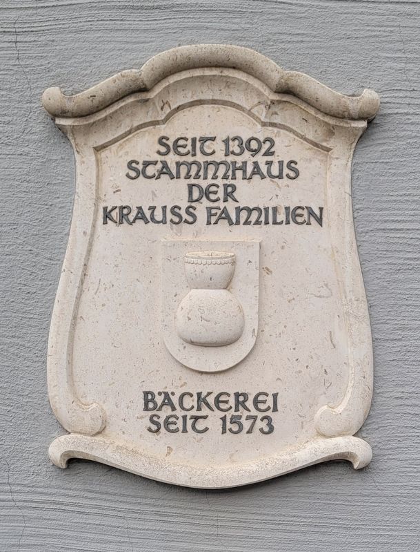 Krauss-Familien / Krauss Family Marker image. Click for full size.